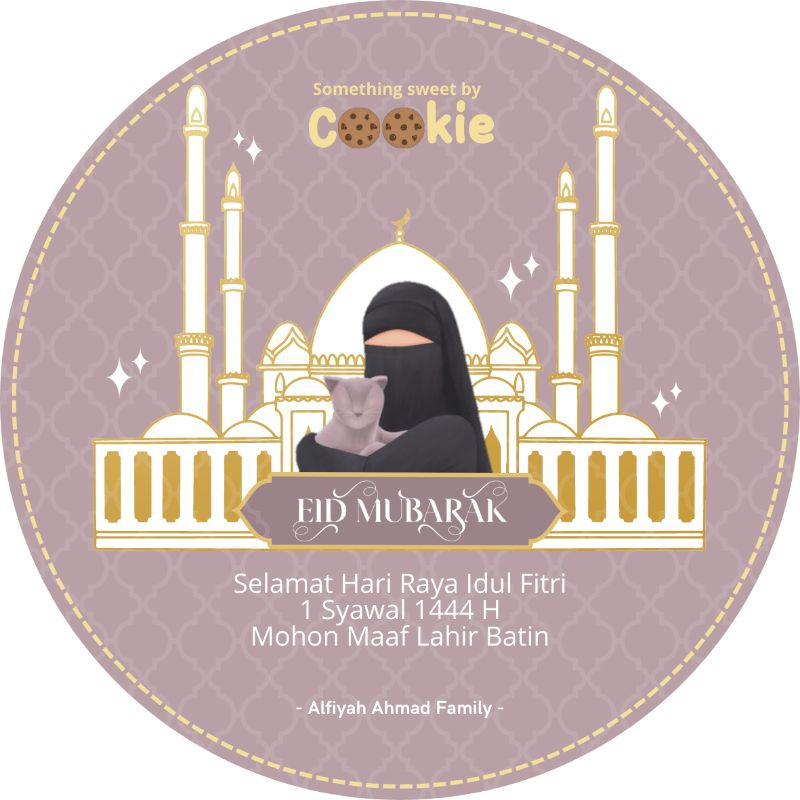 JASA DESIGN STIKER KUE KERING. LOGO. BANNER. DLL