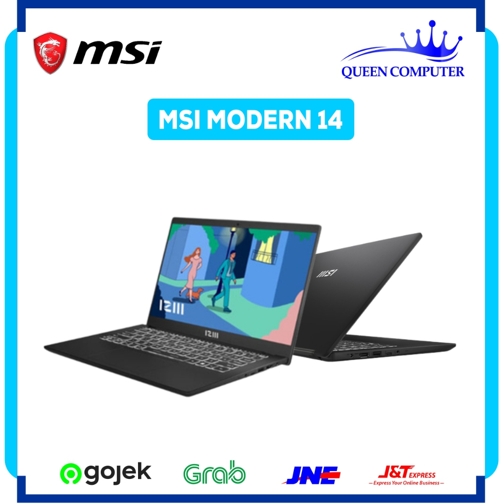 Laptop MSI Modern 14 Ryzen 5 7530U 16GB 512GB W11 OHS