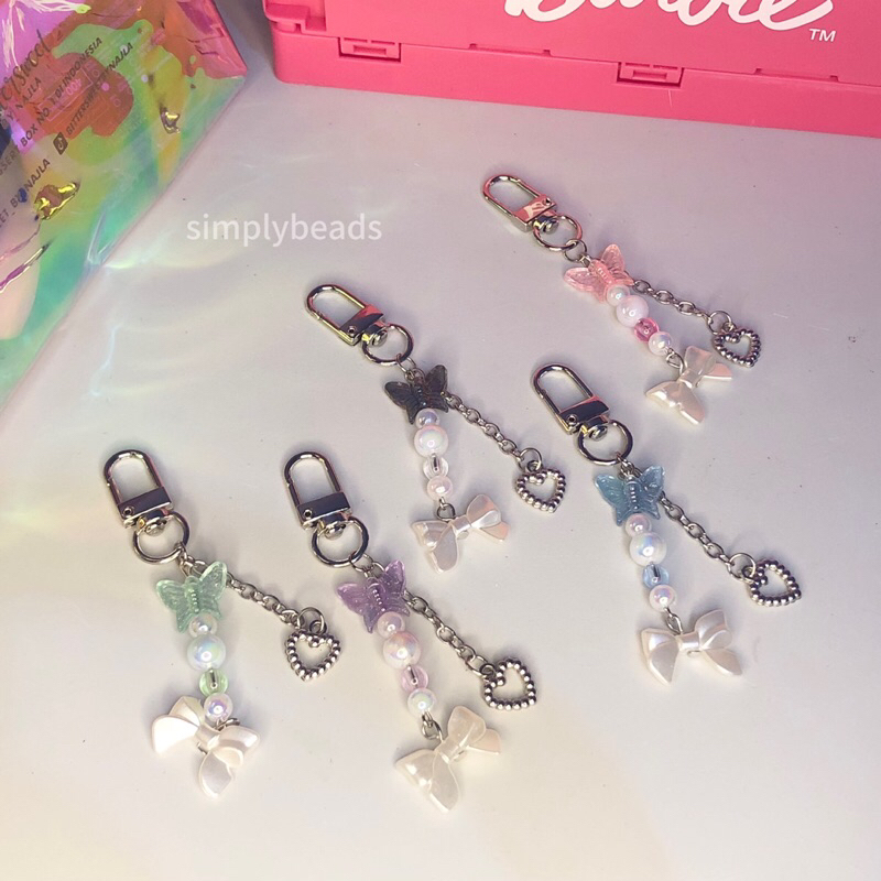 gantungan tas couple | gantungan accesories | gantungan manik