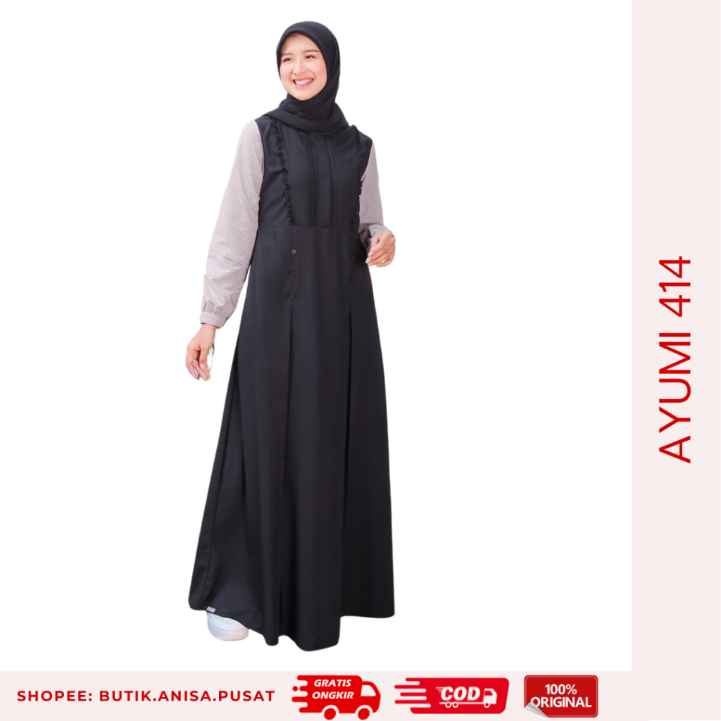 ETHICA Gamis AYUMI 414 Phantom Black