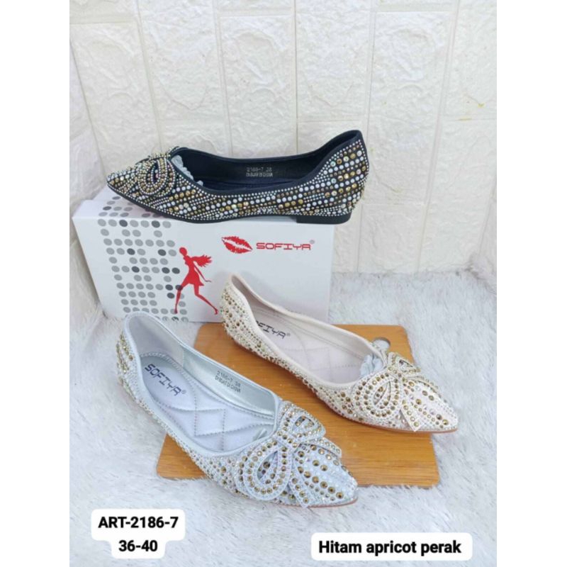 sepatu flat wanita import sofiya 2186-7