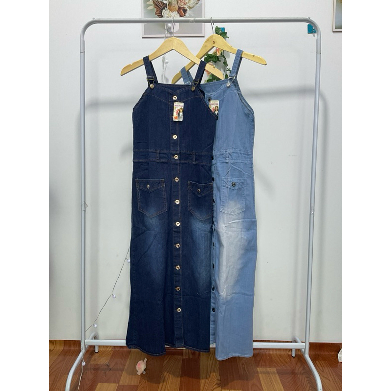 overall gamis jeans