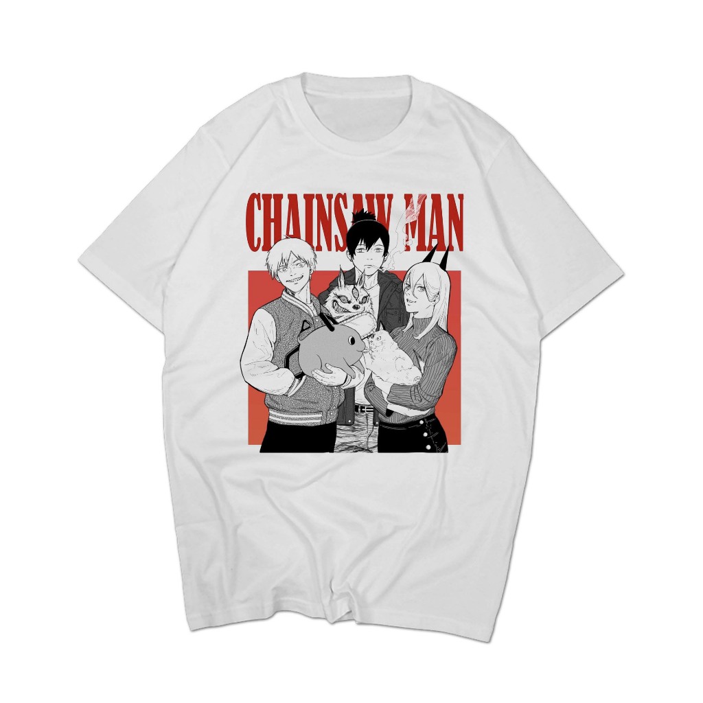 T Shirt Kaos Anime Chainsaw Man