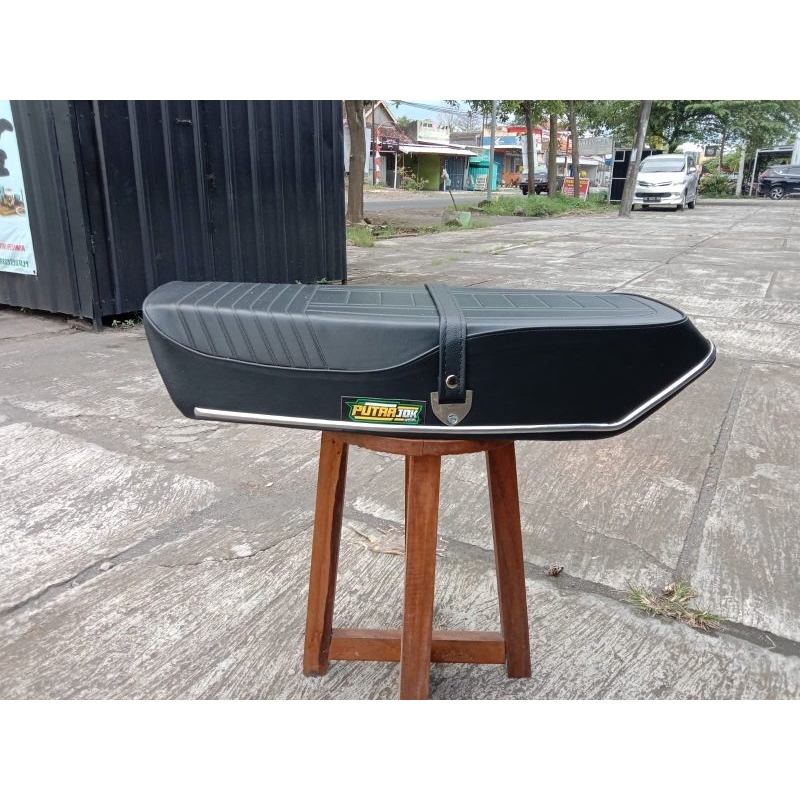 Jok gl 100 jok gl 125/jok gl cepek model lurus jok gl 100 kulit ori