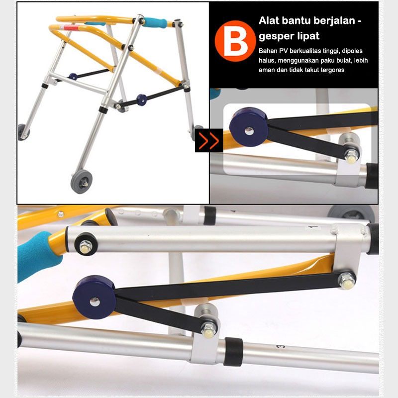 AgL GaransiWalker Anak Walker Anak Cerebral Palsy ketinggian yang dapat disesuaikan Cocok untuk anak