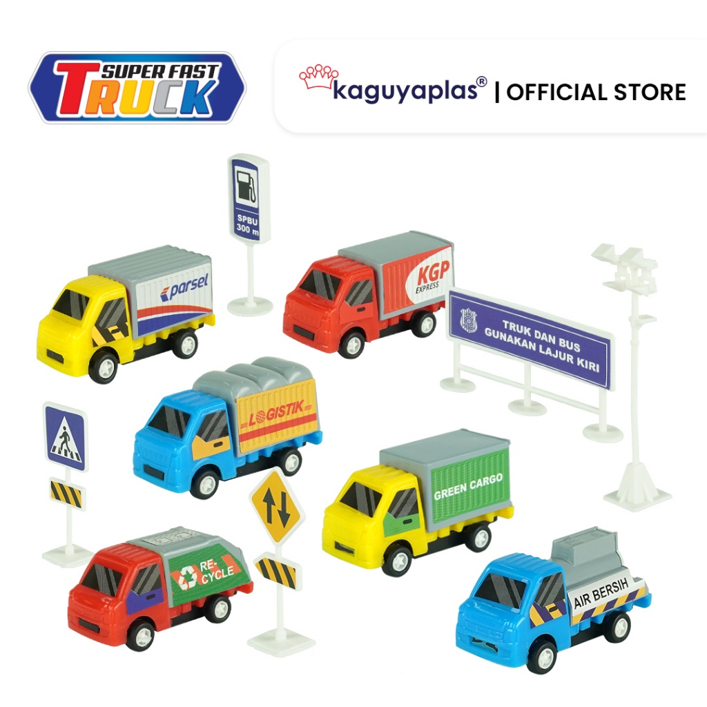 Mainan Anak Truk Konstruksi Mini KGP 60 Kaguyaplas