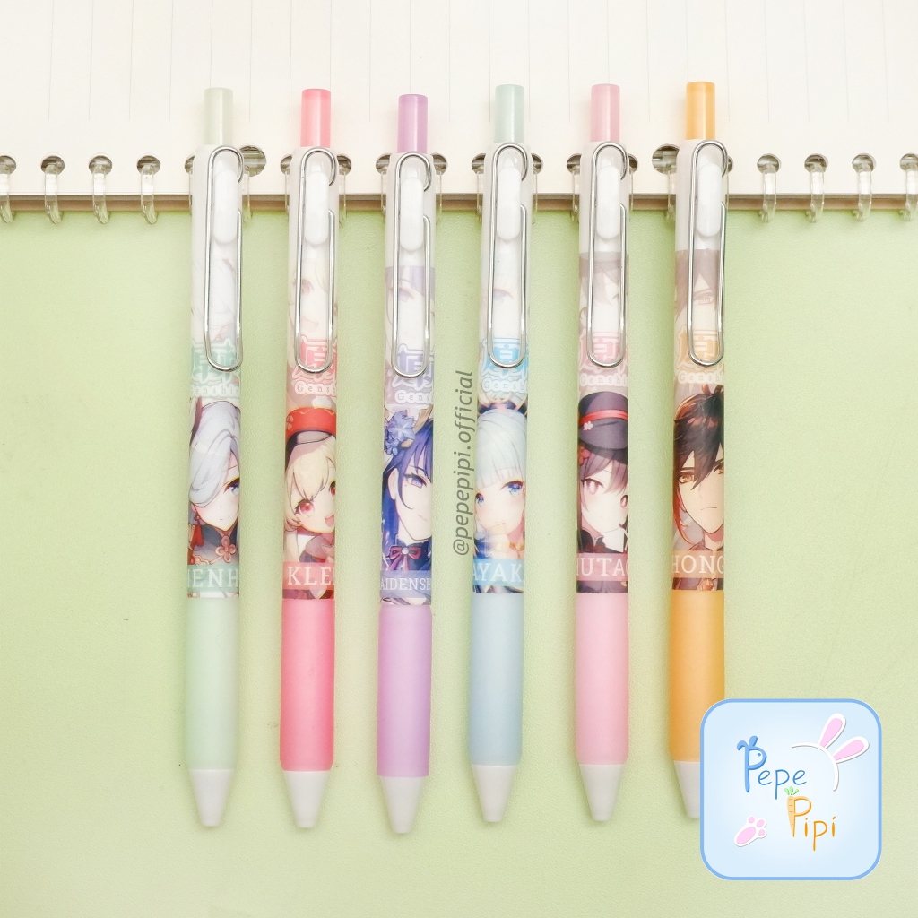 

Pena Mekanik No: 9008A Genshin Impact Pulpen Cetek Tinta Hitam