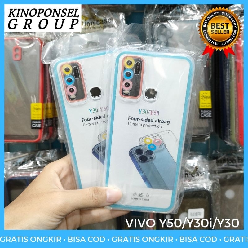 CASE HP VIVO Y50 Y30 Y30i Y20S Y20 Y12S Y17 Y15 Y12 Y11 | Case Bening Premium Bahan Tebal Pelindung 