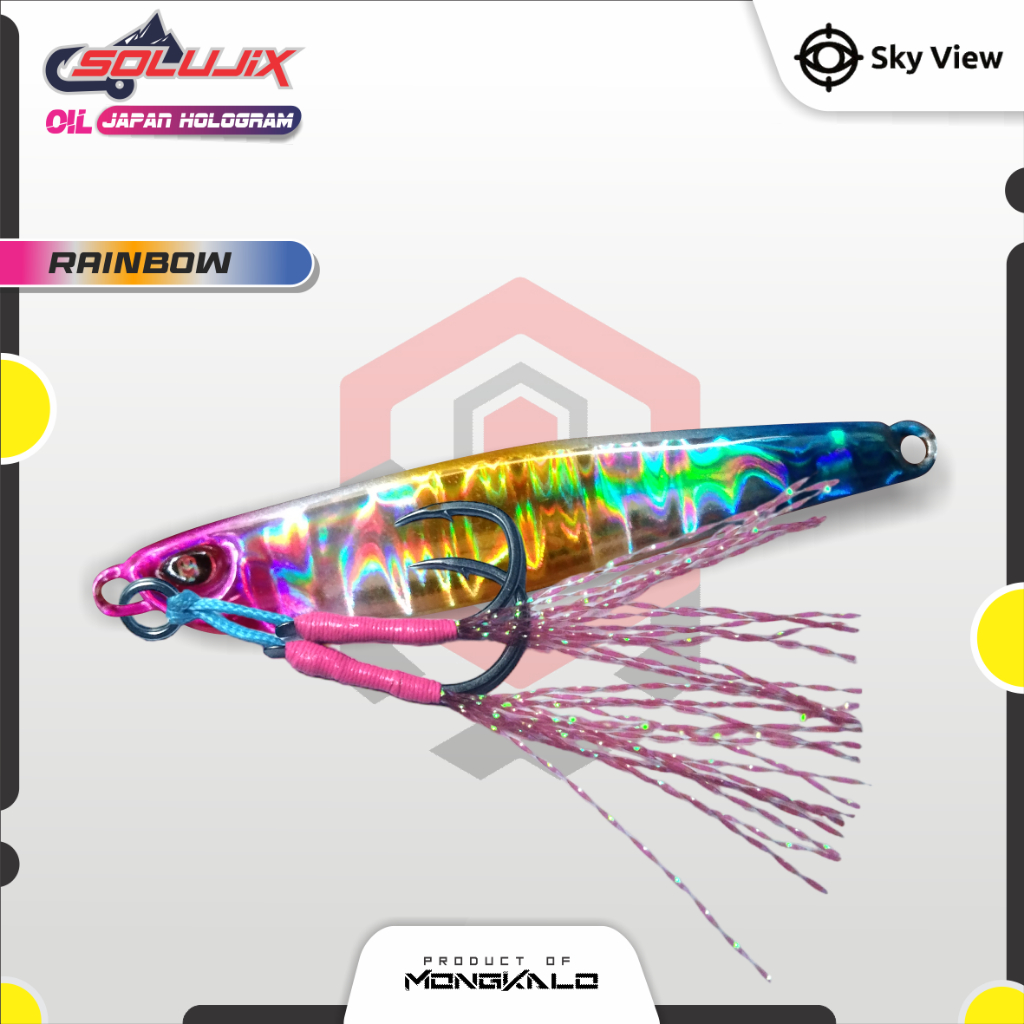 Mongkalo Solujix Minyak noGID noMotif Candy 30 Rainbow