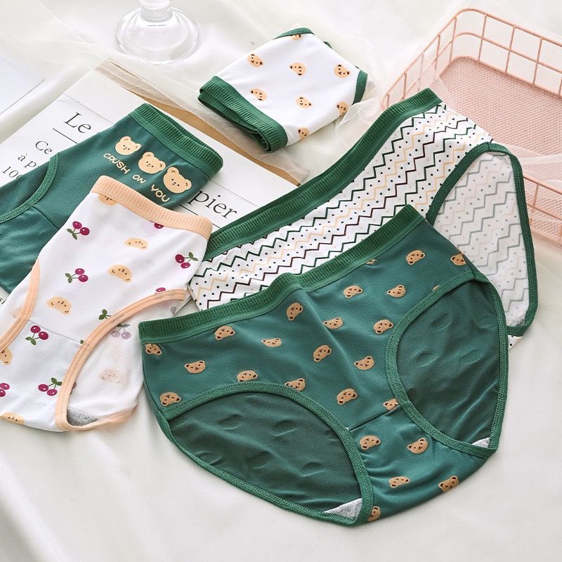 yagoo- Celana Dalam Wanita Motif  Karakter Kartun Lucu Pakaian Dalam Remaja CD96