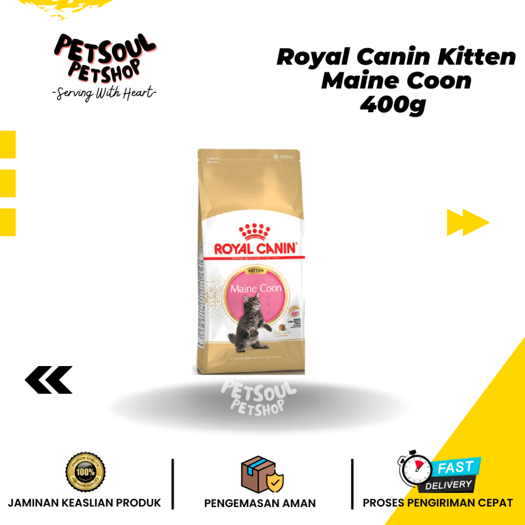Royal Canin Kitten Mainecoon 400gr Freshpack Makanan Anak Kucing Mainecoon