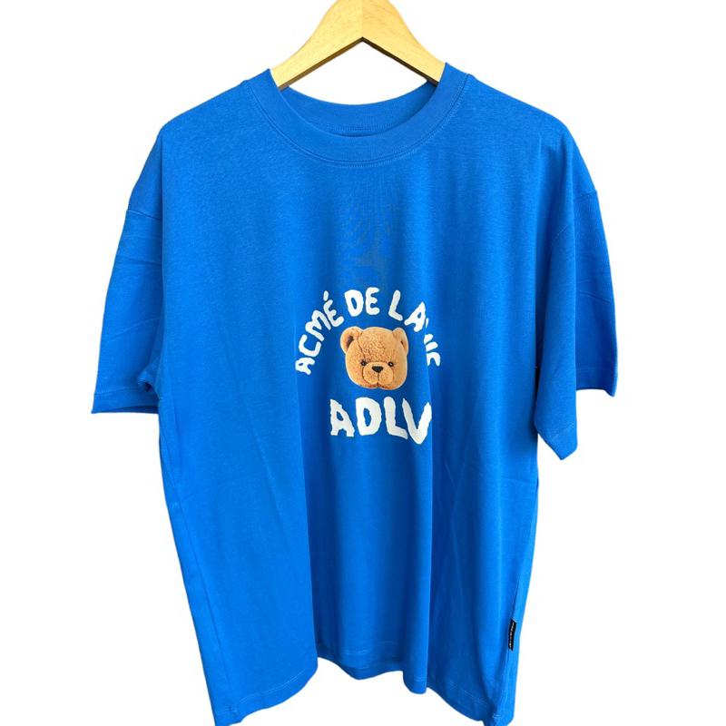 ADLV (acmé de la vie) Teddy Bear Blue oversize t-shirt unisex