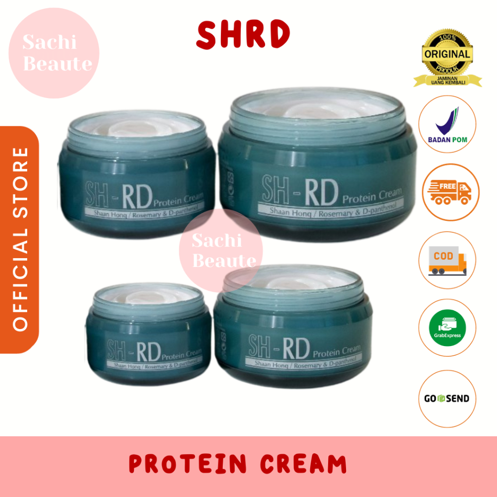 SHRD Protein Cream | Moisturizer & Vitamin Rambut untuk perawatan rambut kering
