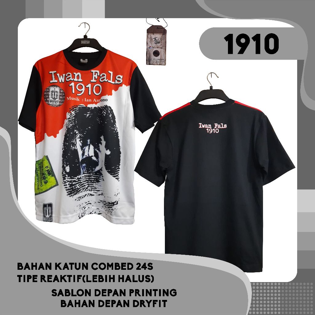 kaos iwan fals 1910 full gambar produk original gubug fals