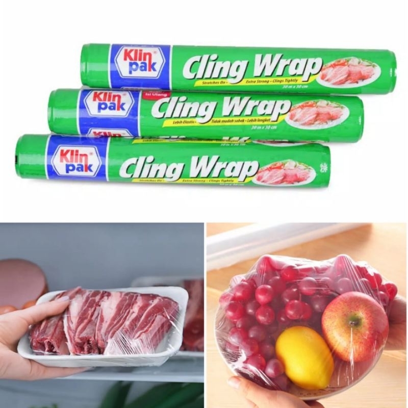 plastik pembungkus makanan dan buah. Cling Wrap / Plastik Wrap
