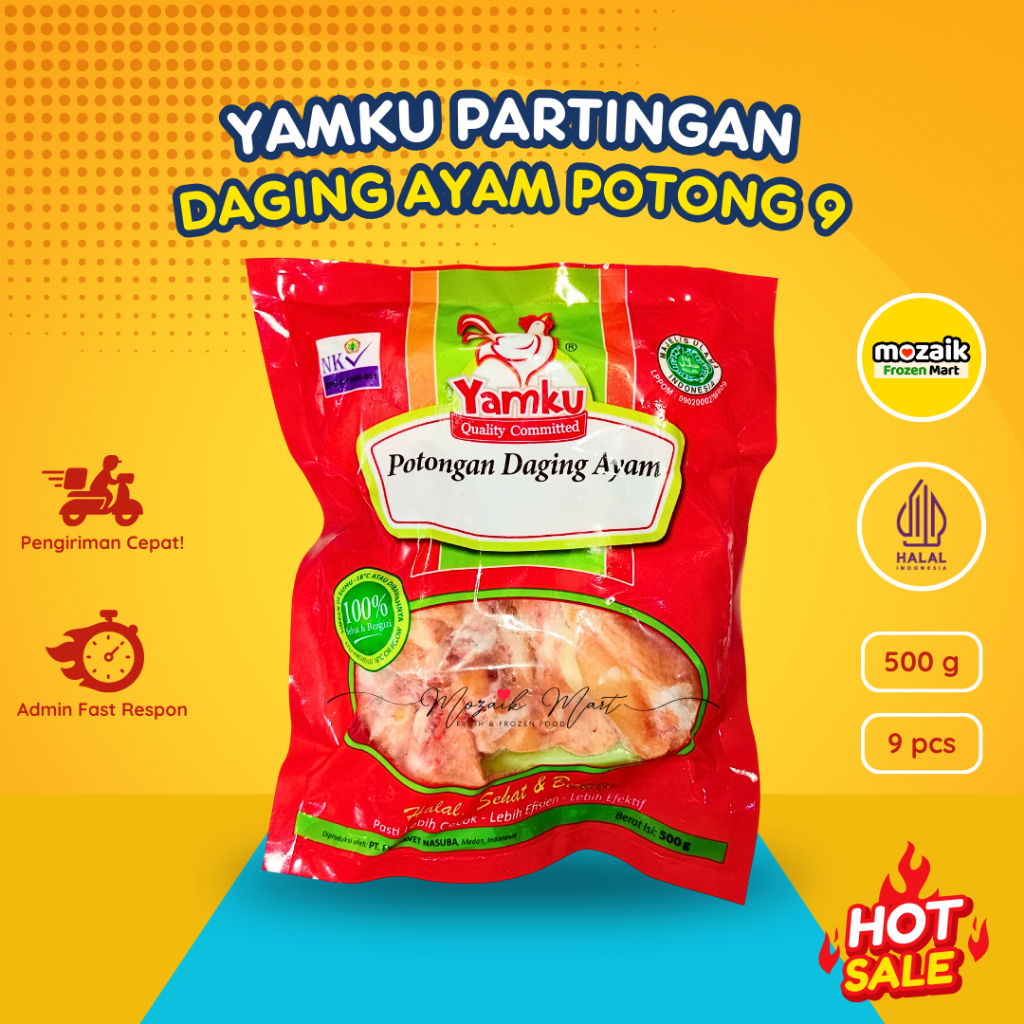 

Yamku Partingan - Daging Ayam Potong 9 pcs / Ayam Potong