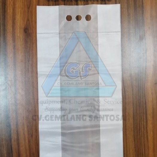 Plastik Packing Bening dan jinjing 3 jari Laundry
