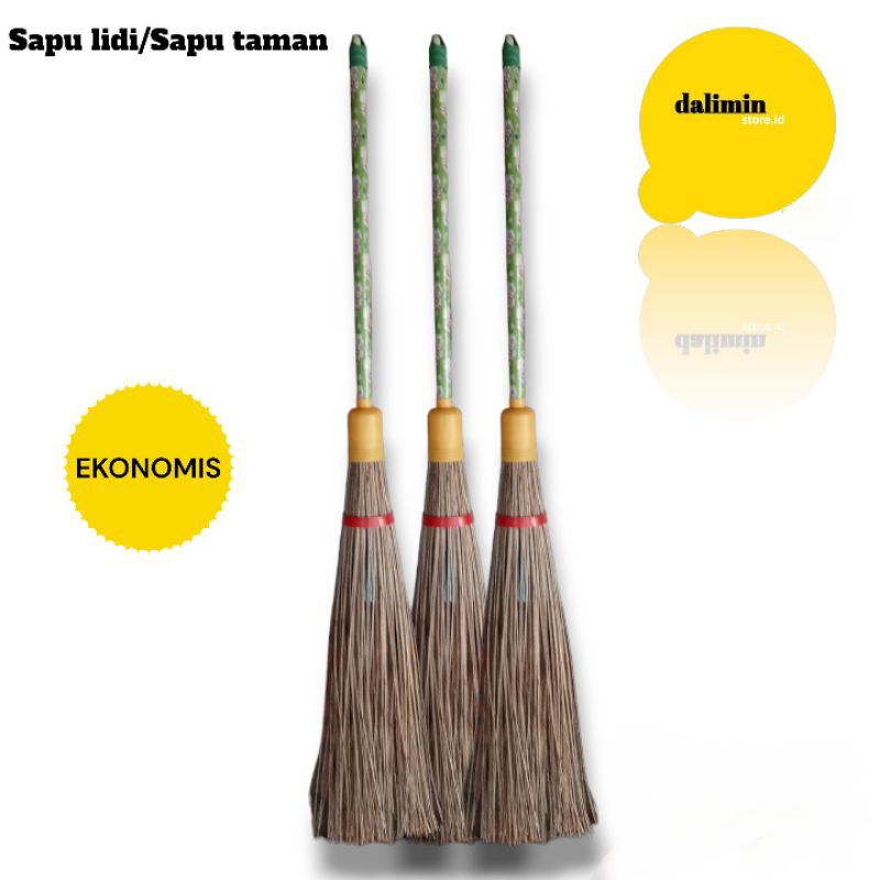 sapu lidi taman/sapu lidi gagang panjang/sapu lidi lakop