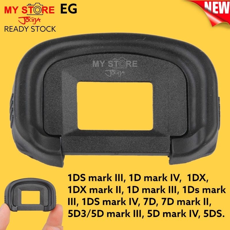 Rubber Karet Viewfinder Eyecup EG Kamera Canon EOS DSLR 7D 7D2 7DII 5D3 5D4 5D 1D S mark IV 5D Mark 