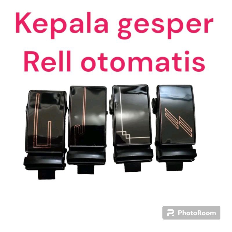 Kepala Gesper Rel Otomatis Premium Kepala sabuk besi berkualitas Kepala ikat pinggang kulit