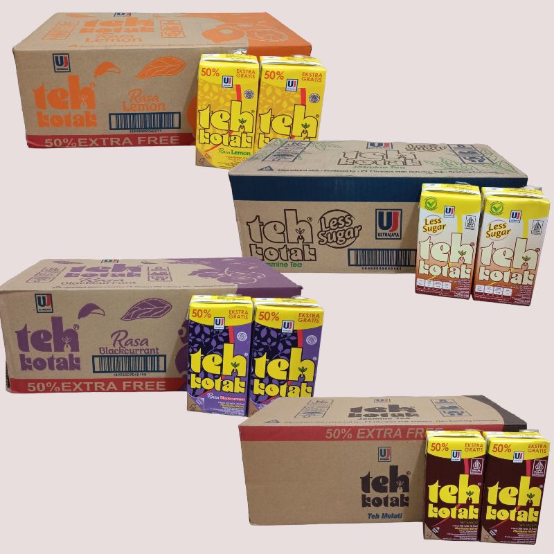 

TEH KOTAK Ultra Jaya 200ml All Varian [24 kotak/Karton]