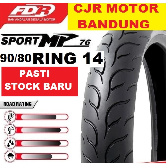 Ban Balap Racing Soft Compound FDR Sport MP 76 90/80 Ring 14 MP76
