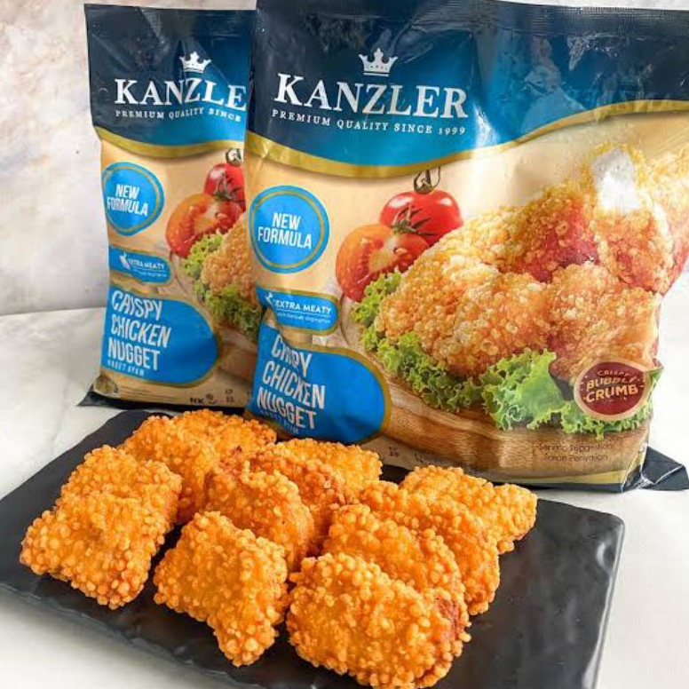 

『PENJUALAN CEPAT』⚡BEST SELLER⚡ Crispy chicken nugget Kanzler Crispy nugget Kanzler 450gram isi 22pc