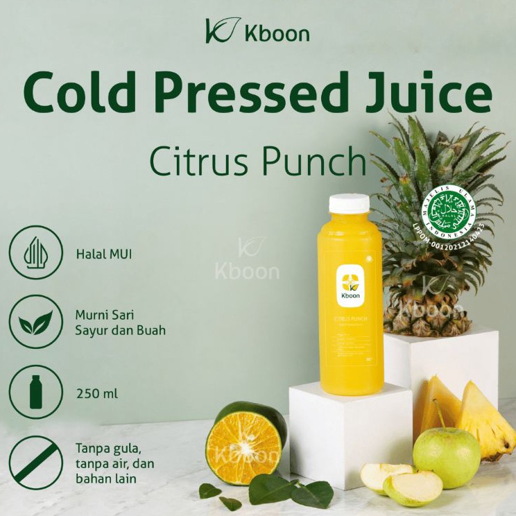 

Paling Popular Cold Pressed Juice Citrus Punch 250ml Kboon Laris