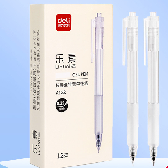 

Deli Gel Pen / Pulpen Gel 0.35 mm Nyaman Digenggam A122 Stationary Alat tulis terbaru