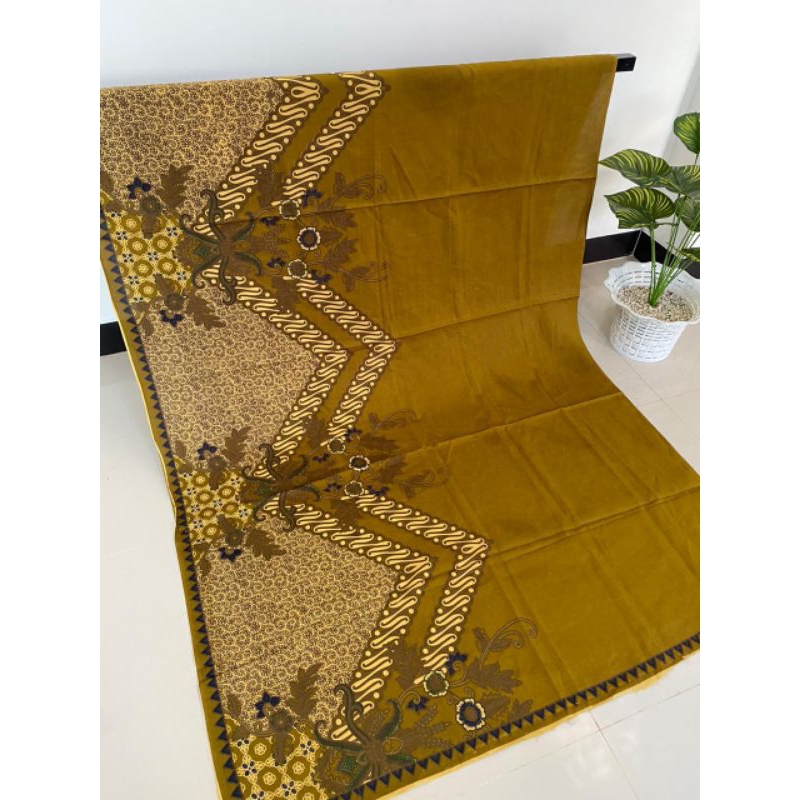 kain batik katun printing motif parangg zig zag