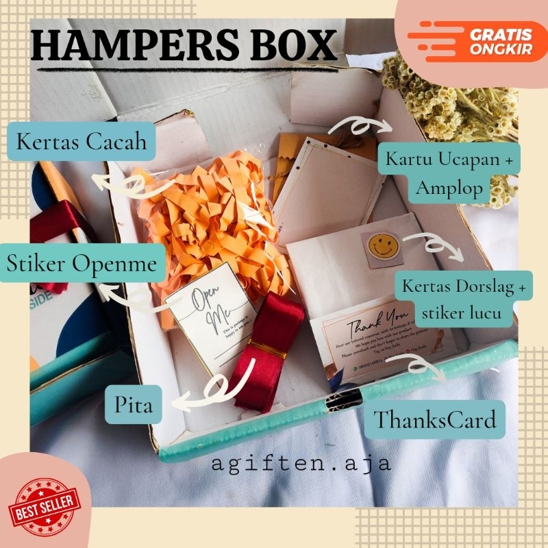 

[MOTIF SERIES] HAMPERS GIFT BOX / HAMPERS KOSONG BOX KADO ULANGTAHUN BOX HAMPERS