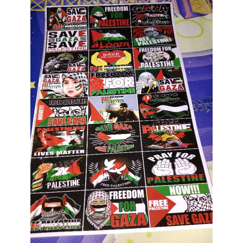 

1lembar Stiker Free Palestina