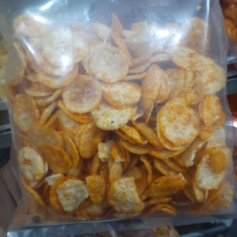 

KERIPIK OPAK MEDAN MINI PEDAS MANIS 1000GRAM/1kg SNACK KILOAN