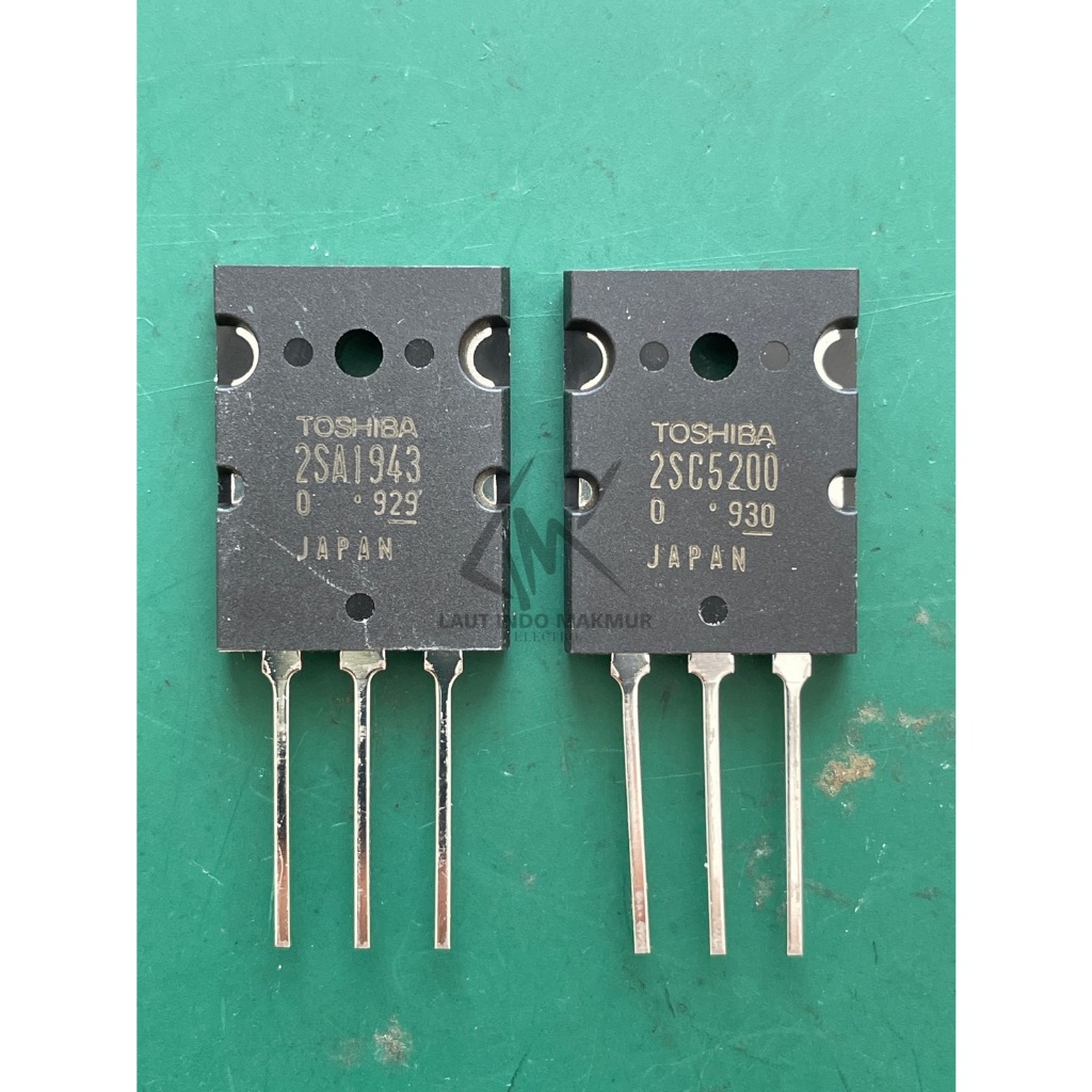 TRANSISTOR TOSHIBA A1943 C5200 GRADE A LOT 929 930 SUPER 2SA1943 2SC5200