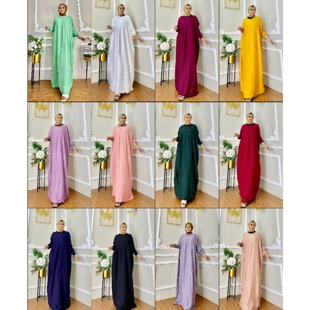 Super deal KAFTAN POLOS TWILL ORI 100% / BAJU KELELAWAR/KAFTAN WANITA/KAFTAN DRESS