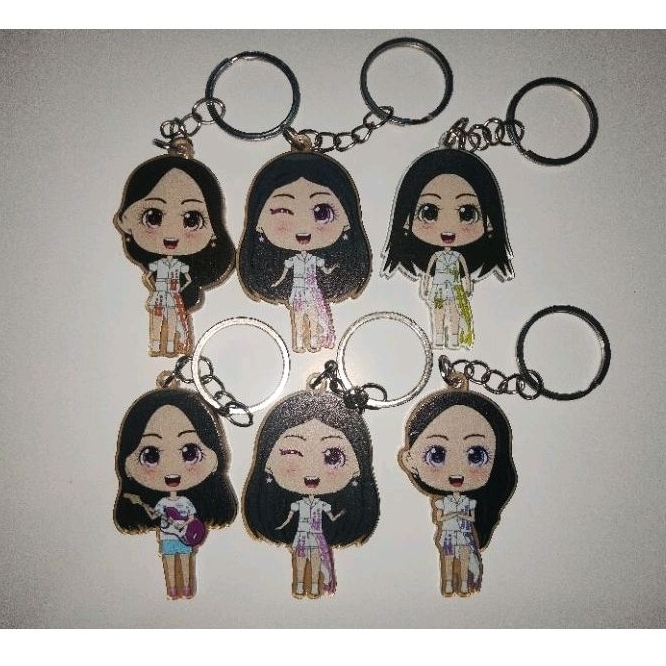 Keychain/Gantungan kunci JKT48 Zee Christy Chika Fiony Jinan