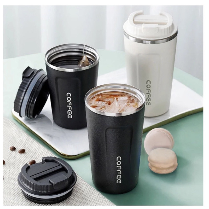 Termos Kopi Travel Mug Anti Tumpah / Termos Cangkir dengan tutup Rapet