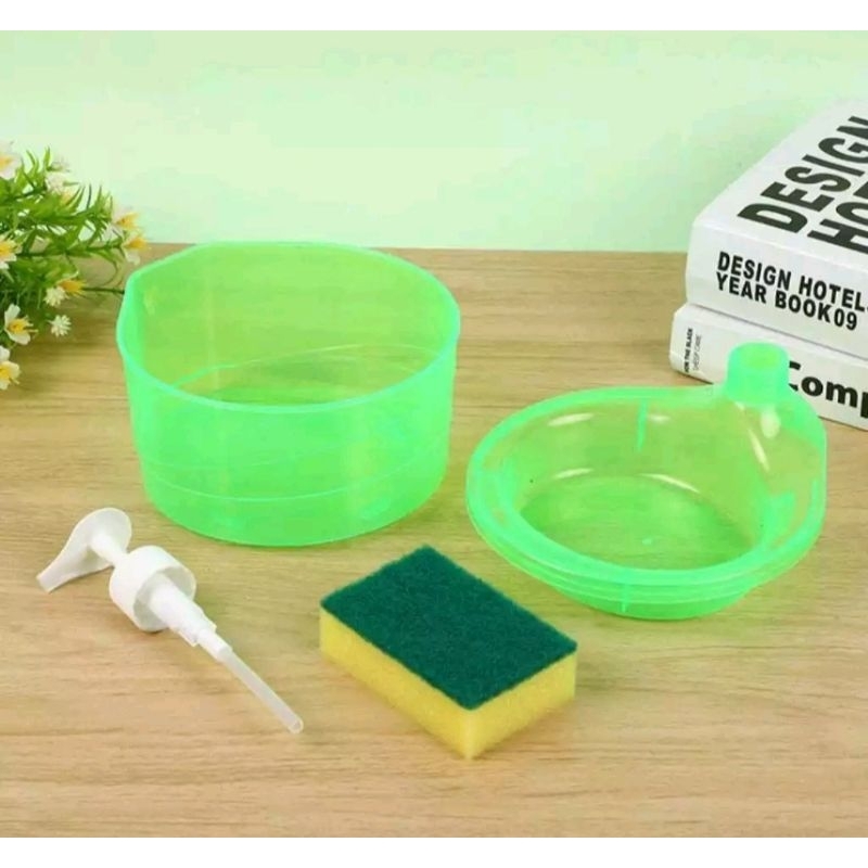 Tempat Sabun Cair Cuci Piring Bulat Pump 1000ml