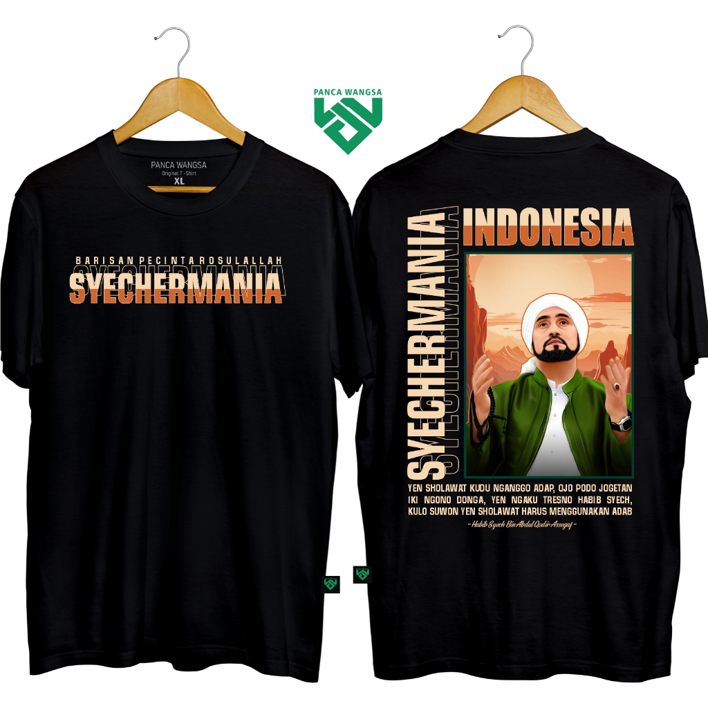 Kaos Habib Syech / Kaos Syekhermania / Kaos Sholawat