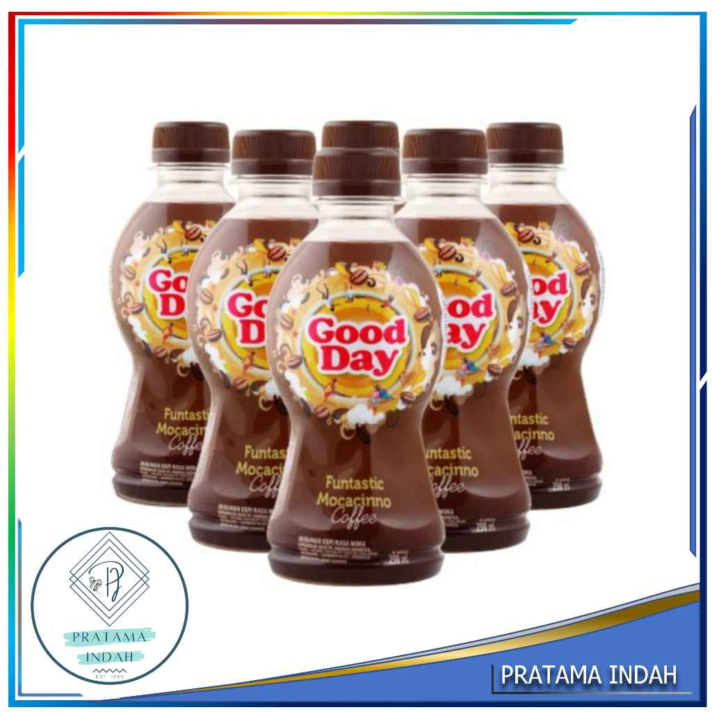 

MINUMAN KOPI GOOD DAY COFFEE DRINK FUNTASIC MOCACINNO 250ML HARGA 1 KARTON (ISI 24 BOTOL)