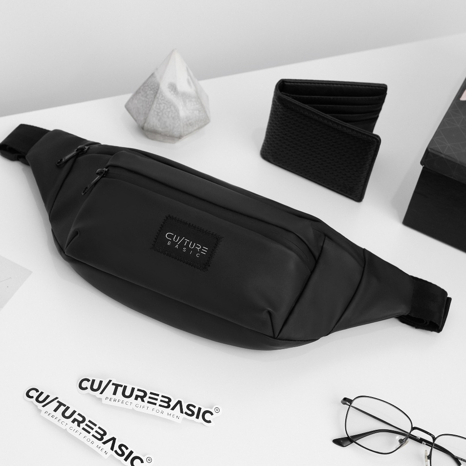 Produk Oke Culture Basic | (Paket Bundling) Yoota Waistbag + Dompet | Tas Selempang Pria Handbag Sli