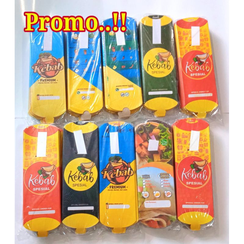 

400 Lembar kertas kebab / Bungkus kebab / Kemasan kebab