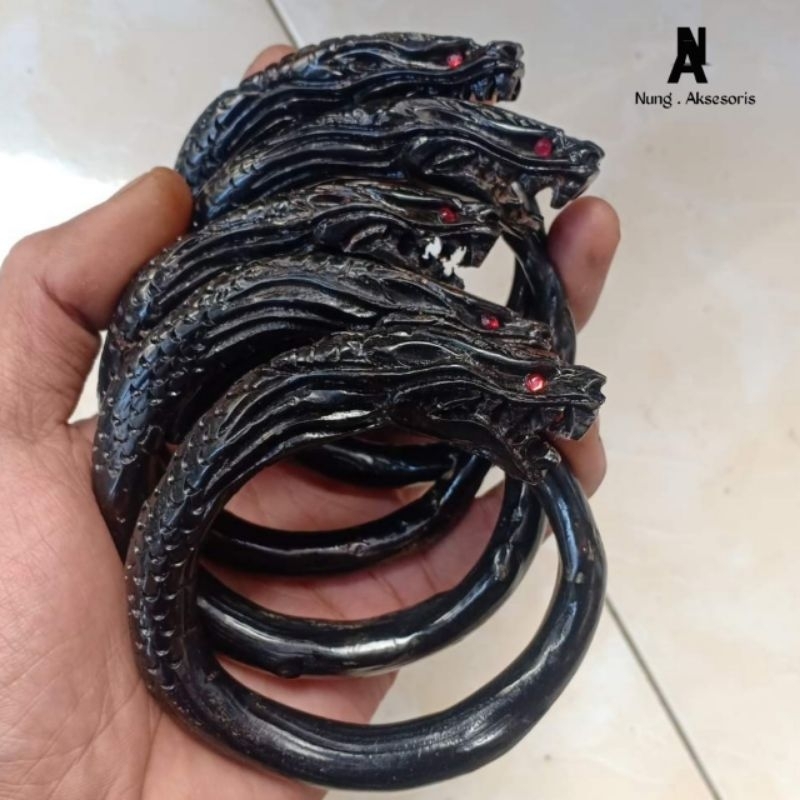 Gelang akar bahar Naga Hitam