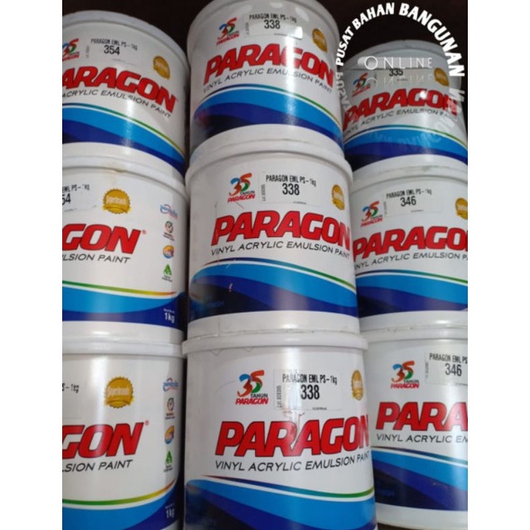 Kekinian.. Cat Tembok Paragon 1 Kg, cat Paragon 1kg, cat interior paragon 54