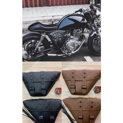 Best Seller tas motor sidebag side bag cover bok aki cb100 japstyle bratstyle chopper custom caferac