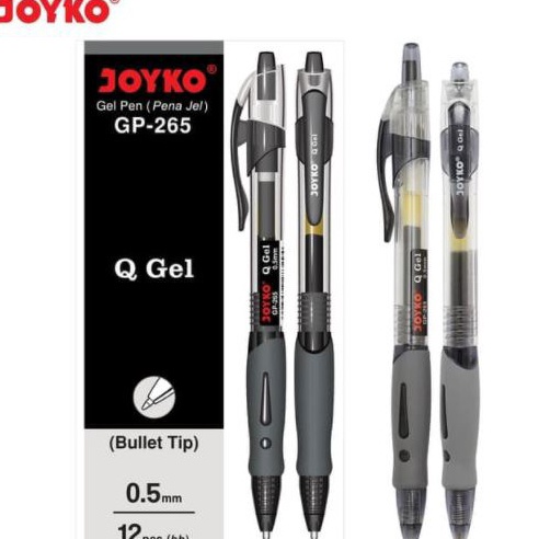 

←➲❊✩ PULPEN GEL JOYKO Q Gel GP-265 / PULPEN JOYKO 0.5 mm [12 pcs]