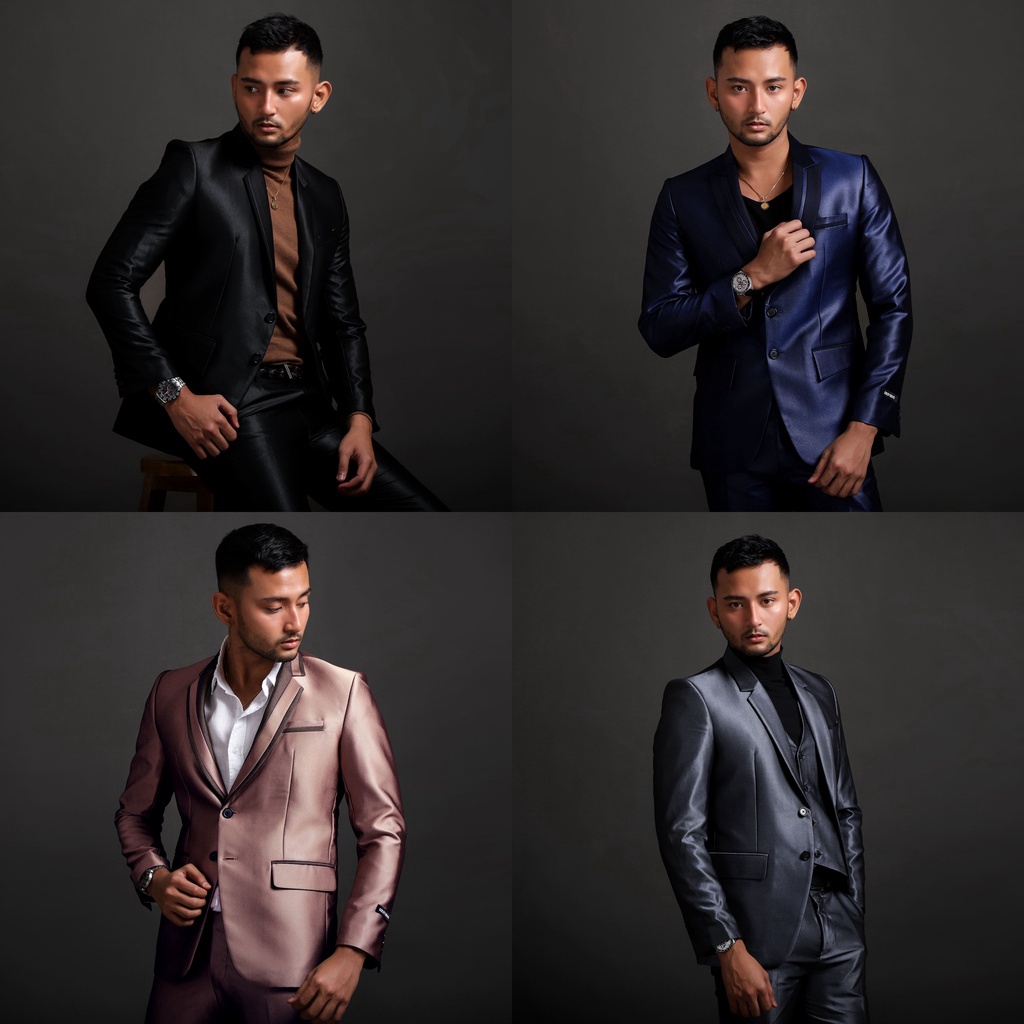 Model TerkiniJAS PRIA SILK WOOL - JAS CELANA PRIA 10 PILIHAN WARNA & MODEL - GOLDY OUTFIT✡