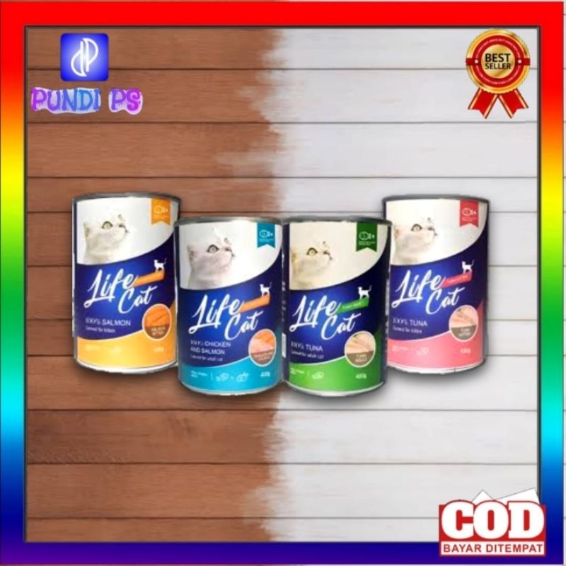 LIFECAT KALENG Life Cat 400gram Kitten Adult All Varian
