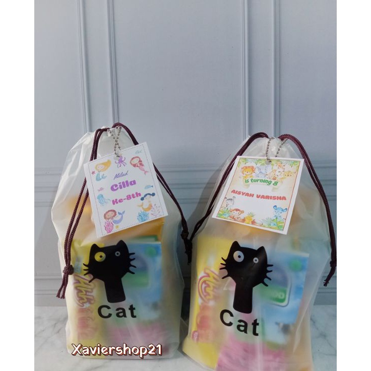 

READY STOCK Paket snack ultah Hemat kemasan pouch serut (FREE CARD)