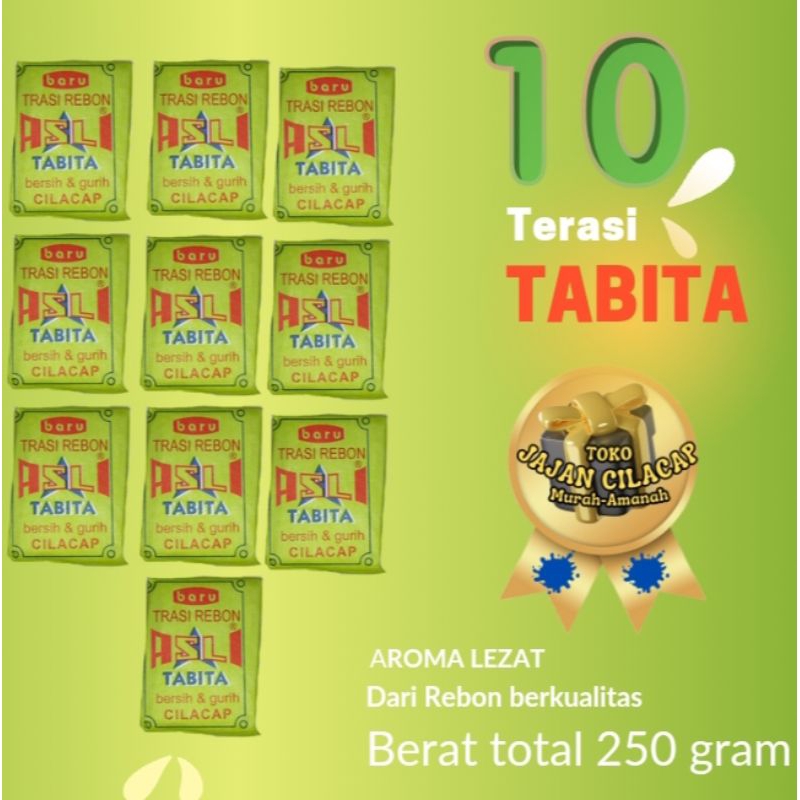 

Terasi Tabita 10 buah